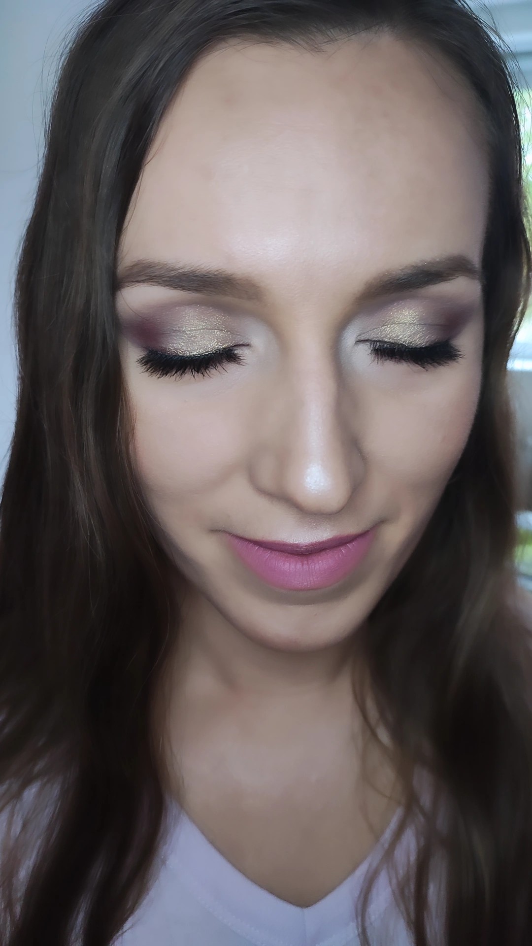 Makeup + aplikované riasy